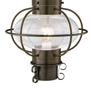 Classic 18.75'' High 1-Light Outdoor Post Light - Sienna 4