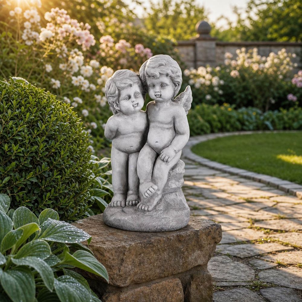 CHATHAMHOLM GRAY GARDEN STATUARY 19 (IN)