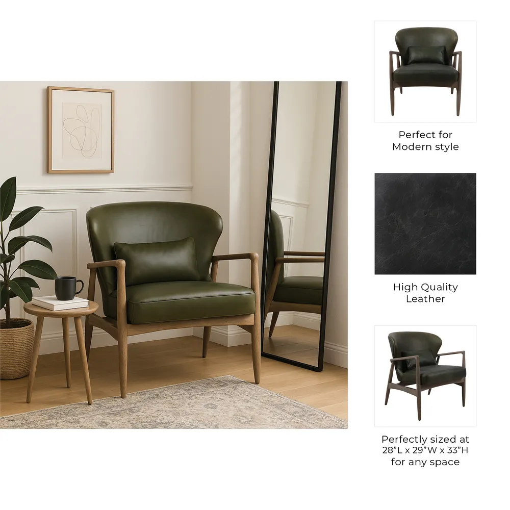 TANNERTON GREEN CHAIR 33 (IN)