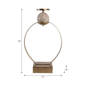 GRAYDONDALE GOLD CANDLE HOLDER 26 (IN) 9