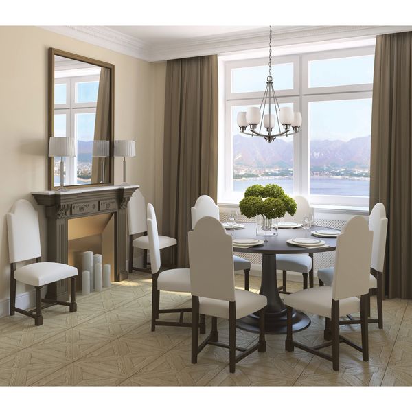 Casual Mission 22'' Wide 5-Light Chandelier - Brushed Nickel