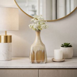 FLORAWELL TAN VASE 12 (IN) 12