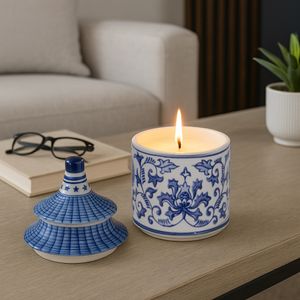 DUNEHOLM PLUMERIA CANDLE 8 (IN) 2