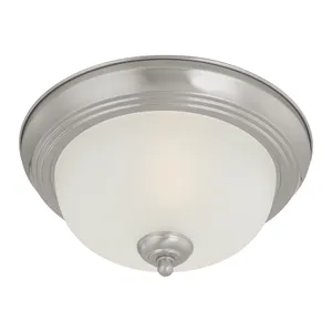 Pendenza 13.25'' Wide 2-Light Flush Mount - Brushed Nickel 1