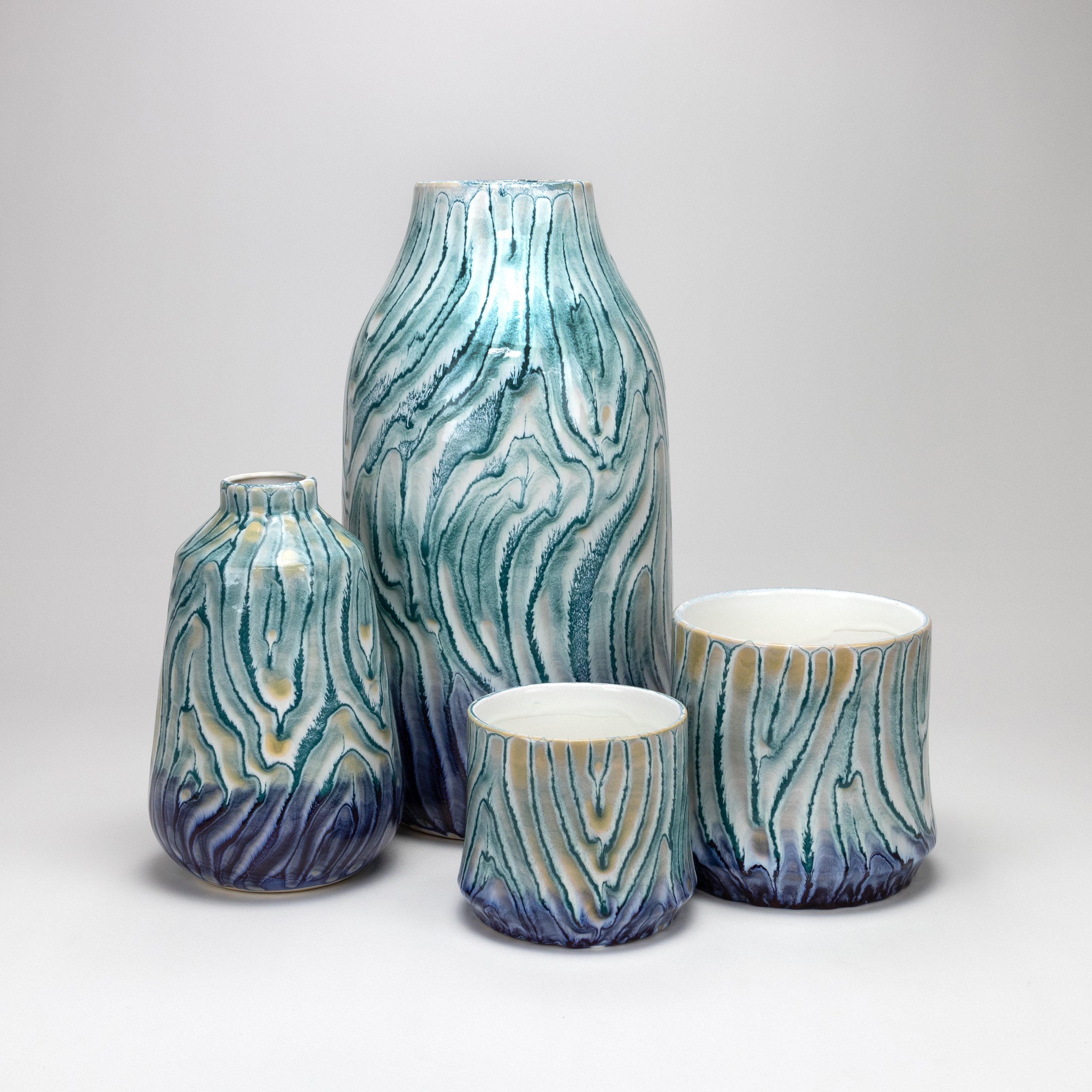 Aqualine Tall Vase 8