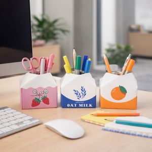 JORDANSIDE SET OF 3 PINK PENCIL CUP 4 (IN) 12