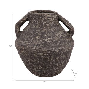 FERRIS BROWN VASE 14 (IN) 10