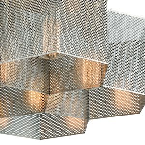 Compartir 19'' Wide 7-Light Semi Flush Mount - Polished Nickel 5
