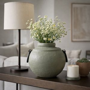 HAROLDWOOD GREEN VASE 10 (IN) 2