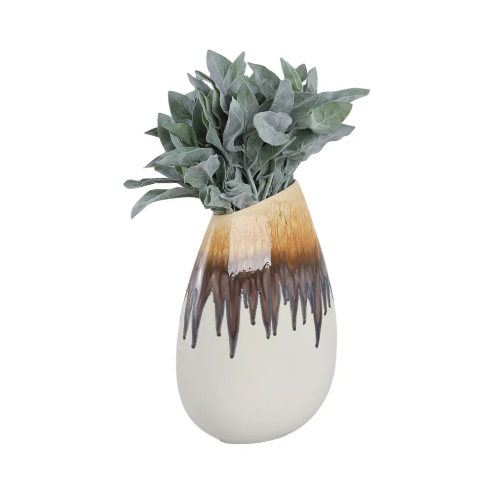 GUNNARMILL WHITE VASE 17 (IN)