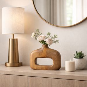 BAYFIELD BROWN VASE 7 (IN) 13