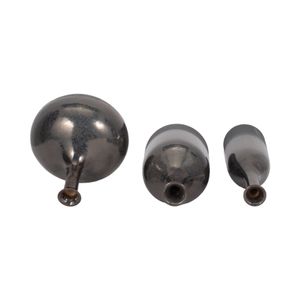MAXLAKE SET OF 3 BRONZE VASES 18 (IN) 6