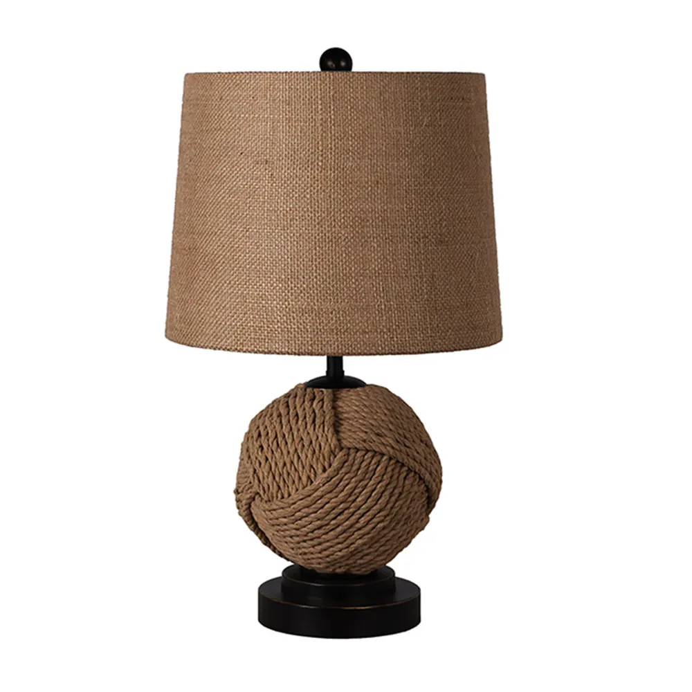 19" ROPE BALL LAMP