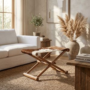 LANEHAVEN BROWN STOOL 17 (IN) 11