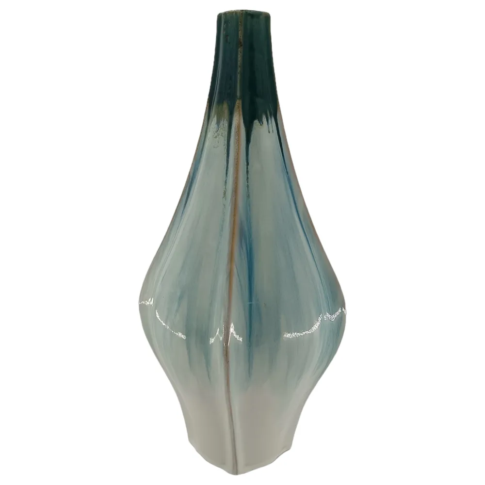 SLATERFORD GREEN VASE 19 (IN)