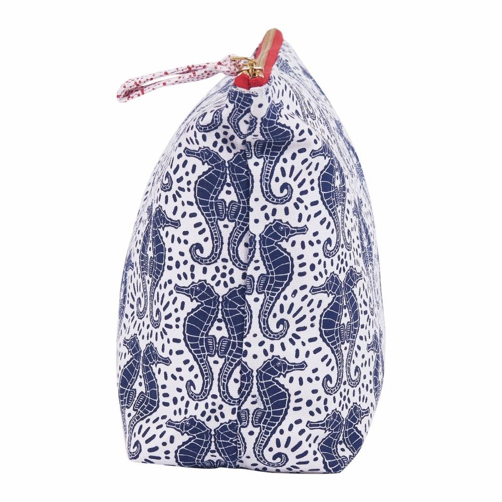 Seahorse Large Essential Canvas Pouch