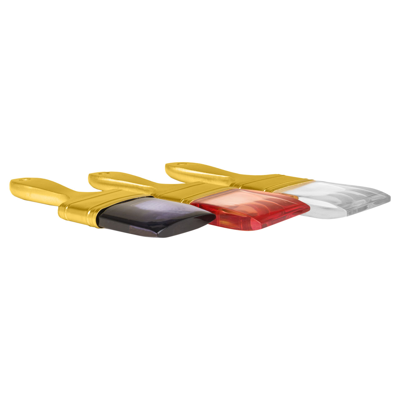 Brushes Gold Wall Art -Set 3 5