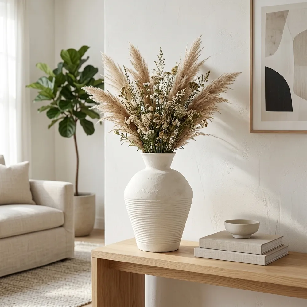 WILSONGATE IVORY VASE 17 (IN)