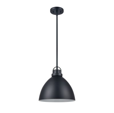 Somerville 12'' Wide 1-Light Pendant - Matte Black