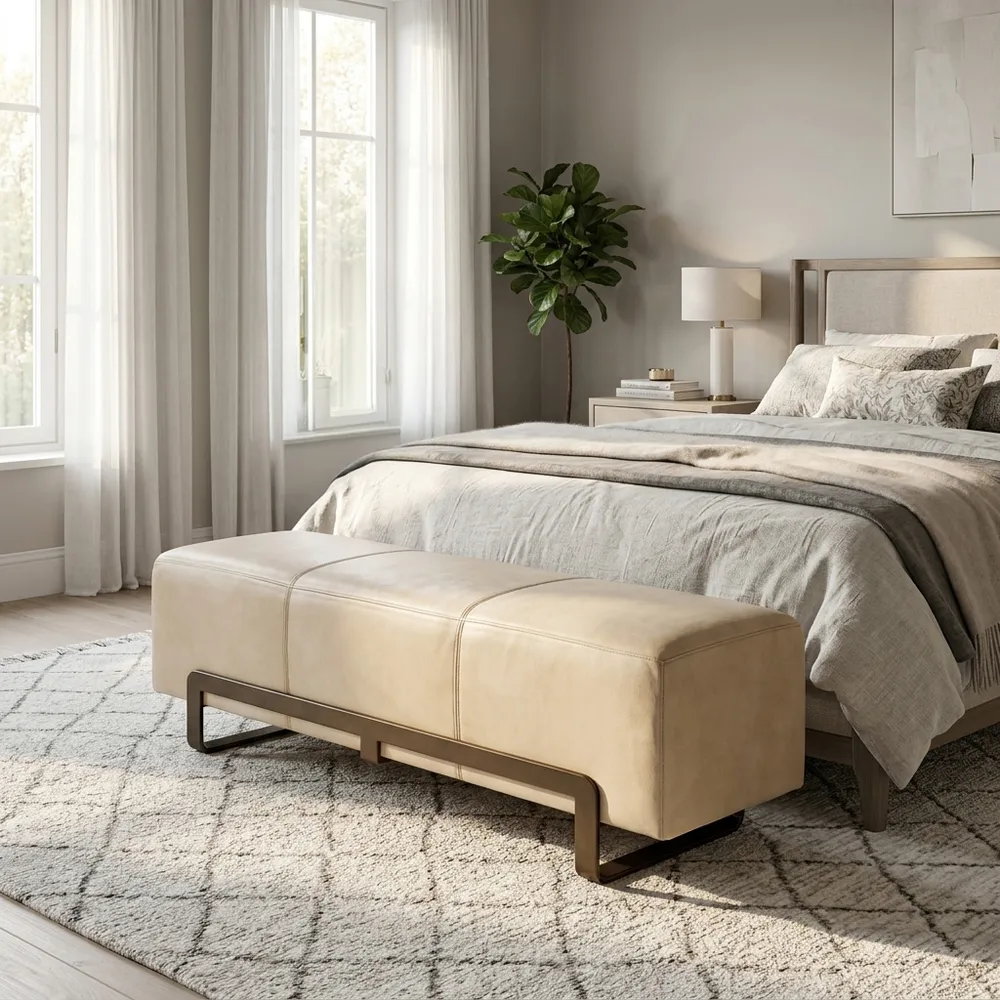 HASTINGSWAY WHITE BENCH 21 (IN)