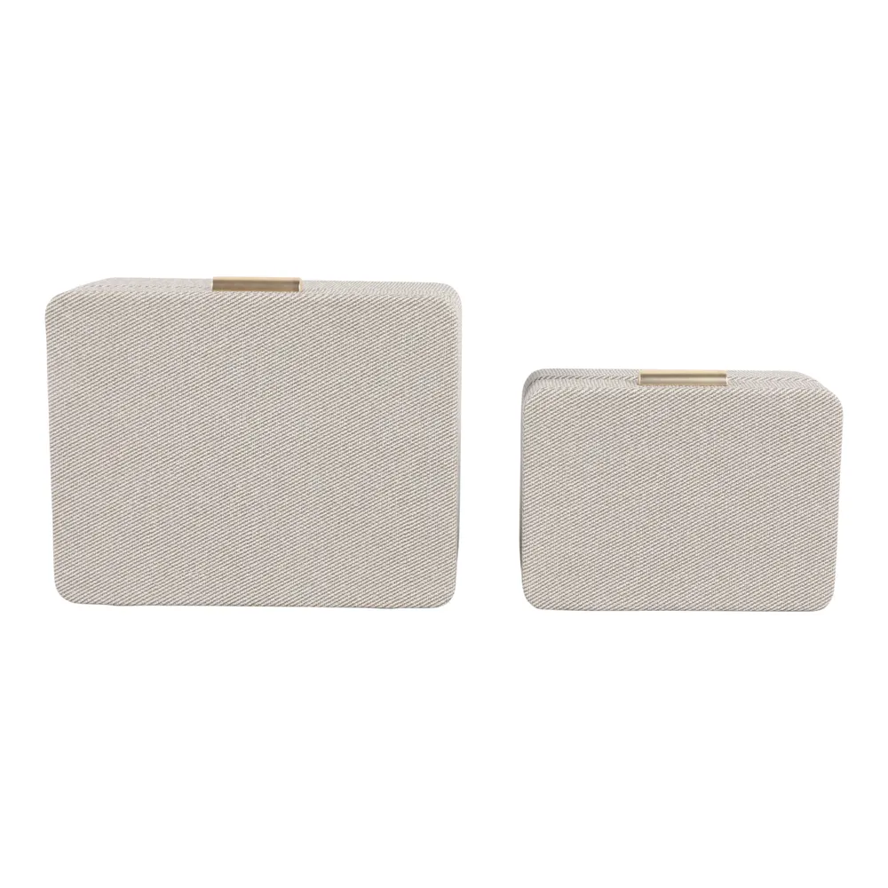EVERTONPORT SET OF 2 GREEN BOXES 4 (IN)