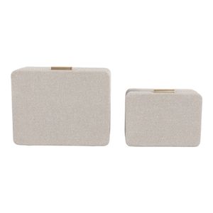 EVERTONPORT SET OF 2 GREEN BOXES 4 (IN) 7
