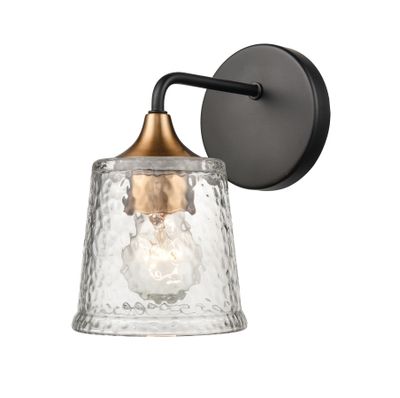 Hamy 5″ Wide 1-Light Vanity Light - Matte Black
