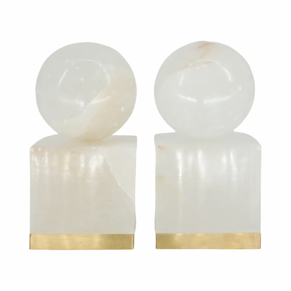 HEATHBURN SET OF 2 WHITE DECOR 6 (IN)