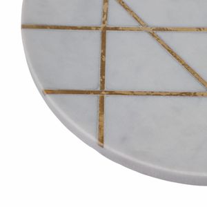 ERWINSTONE WHITE TABLE 23 (IN) 7