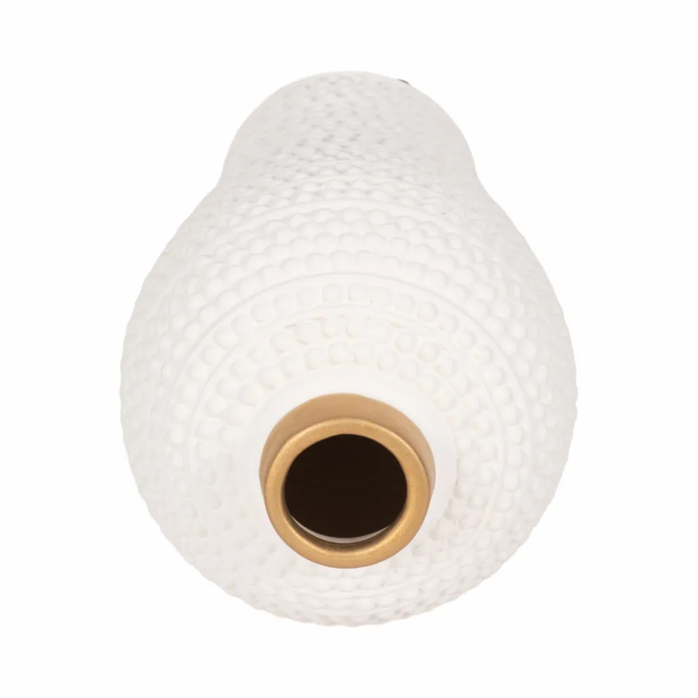 VERNONHOLM WHITE VASE 12 (IN)