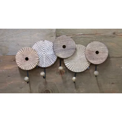 Fluted Coatrack 17.5x7x1.25in
