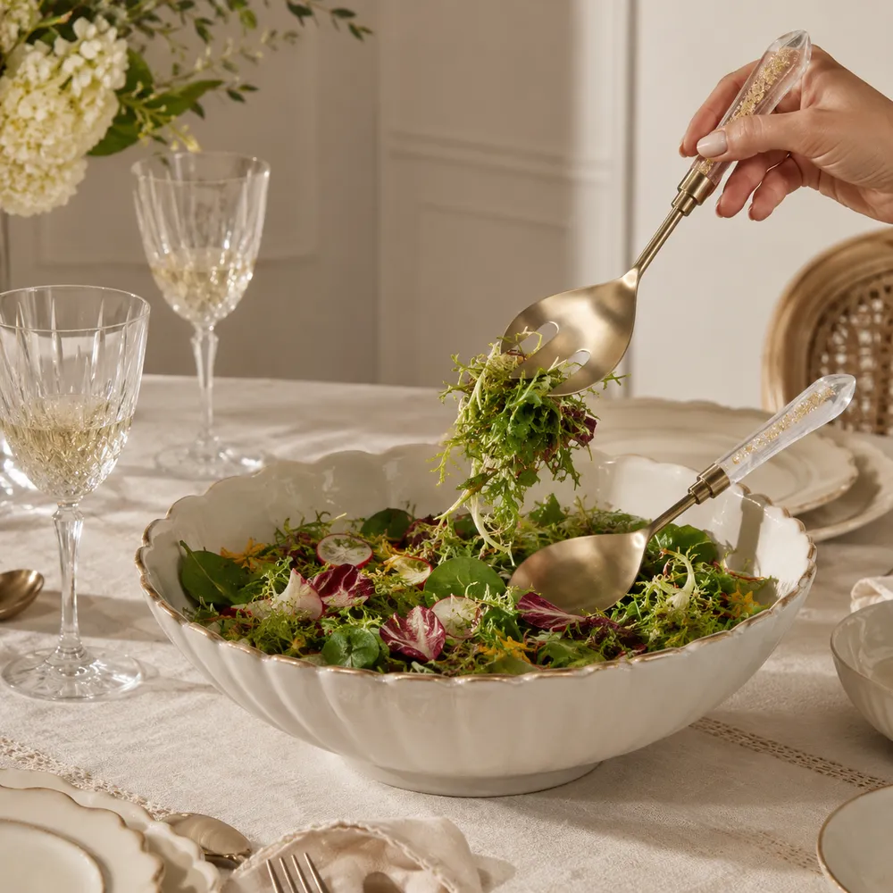BRECK SET OF 2 WHITE SERVEWARE 1 (IN)