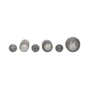 BURTONBURN SET OF 3 GRAY GLASS VASES 18 (IN) 9