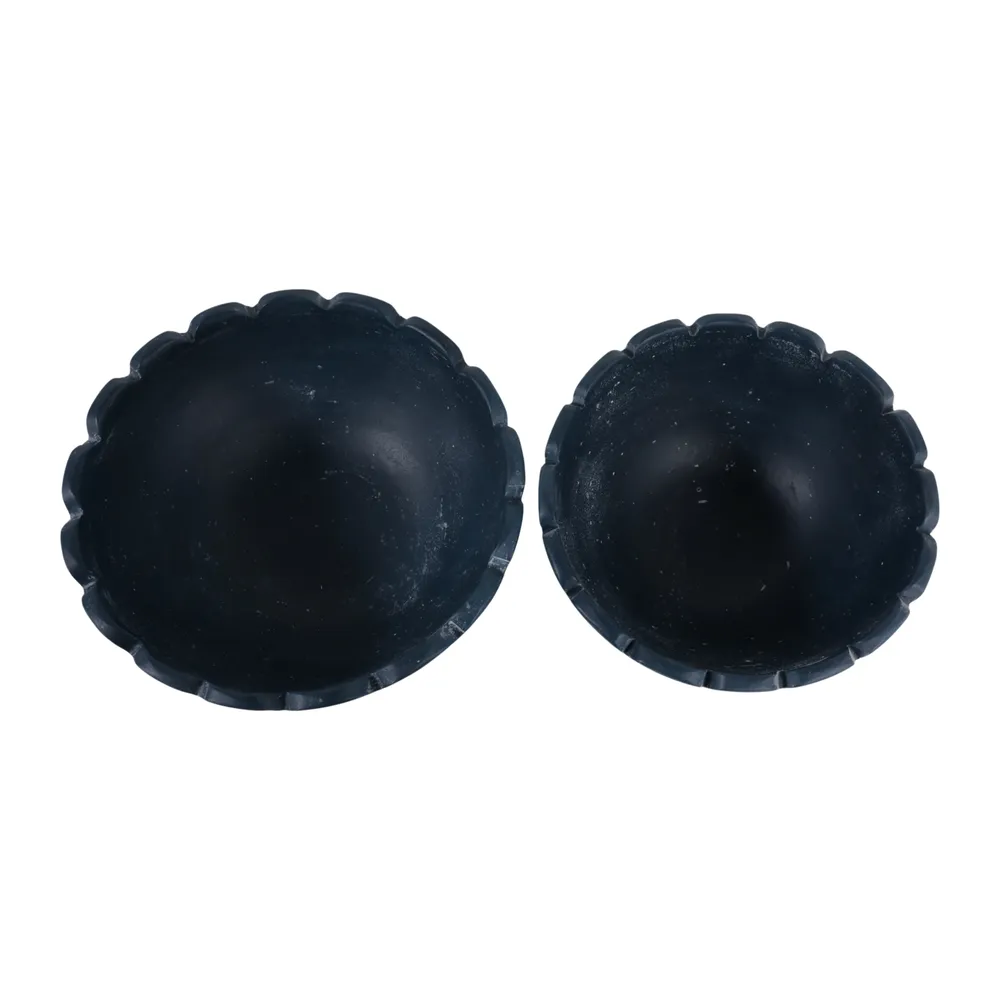 BAKERMORE SET OF 2 BLUE BOWLS 5 (IN)