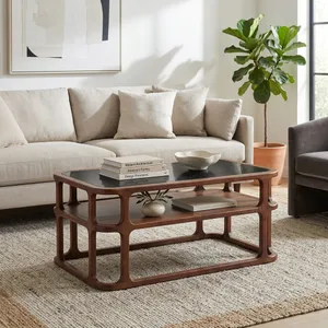 BELDENHAVEN BROWN COFFEE TABLE 18 (IN) 2