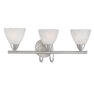 Tia 22.5'' Wide 3-Light Vanity Light - Matte Nickel 1