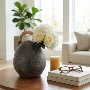 FINNCLIFF GRAY VASE 12 (IN) 12