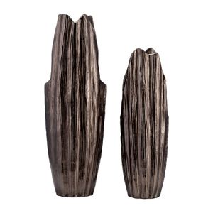 EVANDERPORT BLACK VASE 24 (IN) 9
