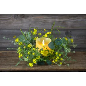 Buttercup Fields 6.5in Candle Ring 2