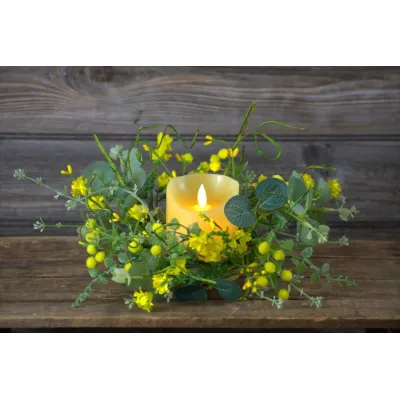 Buttercup Fields 4.5in Candle Ring