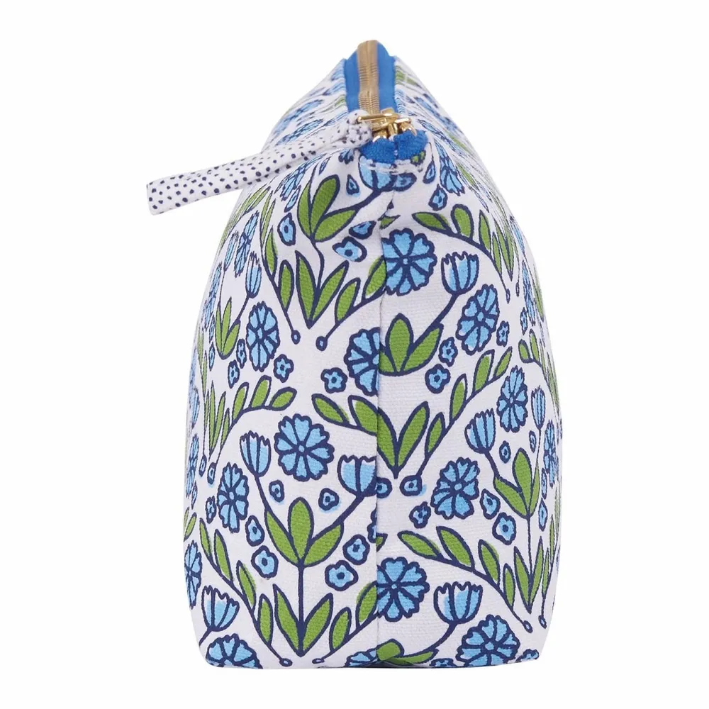Blaire Blue Medium Essential Canvas Pouch