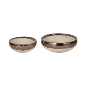 DANFORTHMILL SET OF 2 GRAY BOWLS 5 (IN) 1