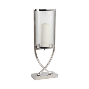 OLIVERHAVEN SILVER CANDLE HOLDER 23 (IN) 3