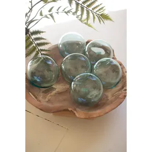 Recycled Clear Glass Ball 1
