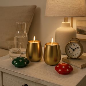 LINDENPARK SET OF 2 SANTAL SPRUCE CANDLE 5 (IN) 10