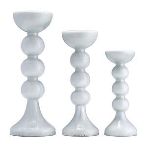 BECKETTOAK CLEAR CANDLE HOLDER 18 (IN) 6