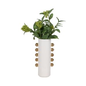 GARSONHAM WHITE VASE 16 (IN) 3