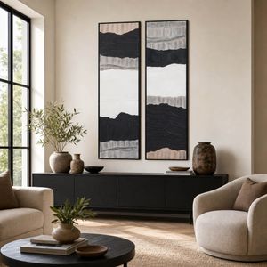 BRAMPORT SET OF 2 BLACK ART 70 (IN) 12