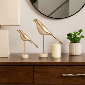 MILTONBROOK SET OF 2 WHITE DECOR 12 (IN) 12