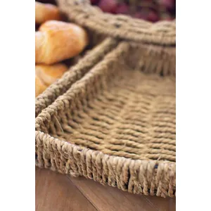 Large Woven Vine Five Piece Round Serving Set 5